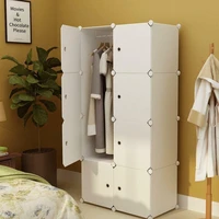 wardrobe wardrobe portable bedroom wardrobe storage storage cabinet with door home bedroom decoration clothing storage