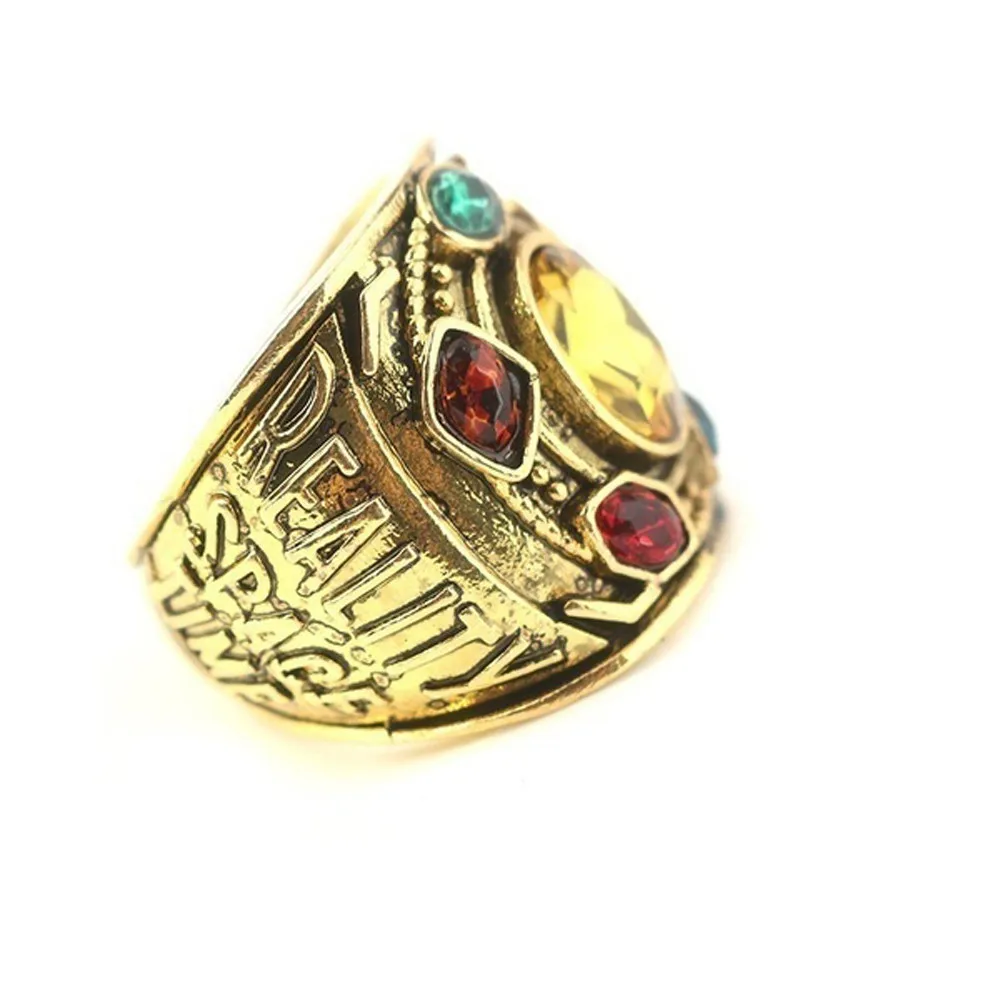Новое мощное кольцо Infinity Wars танос ювелирный браслет винтажное мужское с буквами