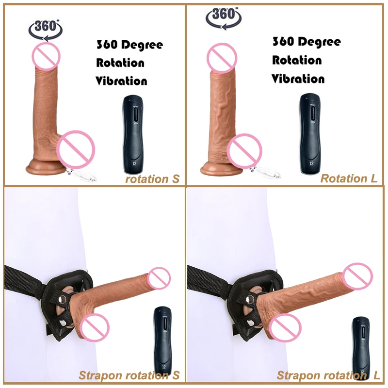 Big Phallus Strapon Faloimitator Realistic Dildo Vibrator Sex Toys For Adults Women Large Thick Silicone Cock Suction Cup Penis | Красота и