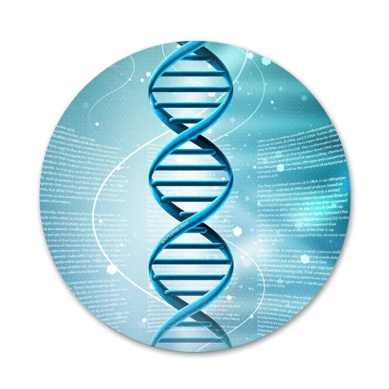 Значки биологии и ДНК 58 мм значки металлические для украшения одежды рюкзака |