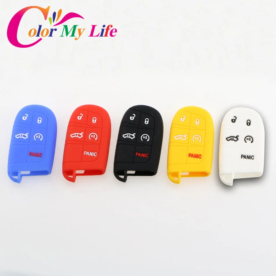 Цветной силиконовый смарт держатель для ключей My Life защитный чехол Jeep Renegade Compass