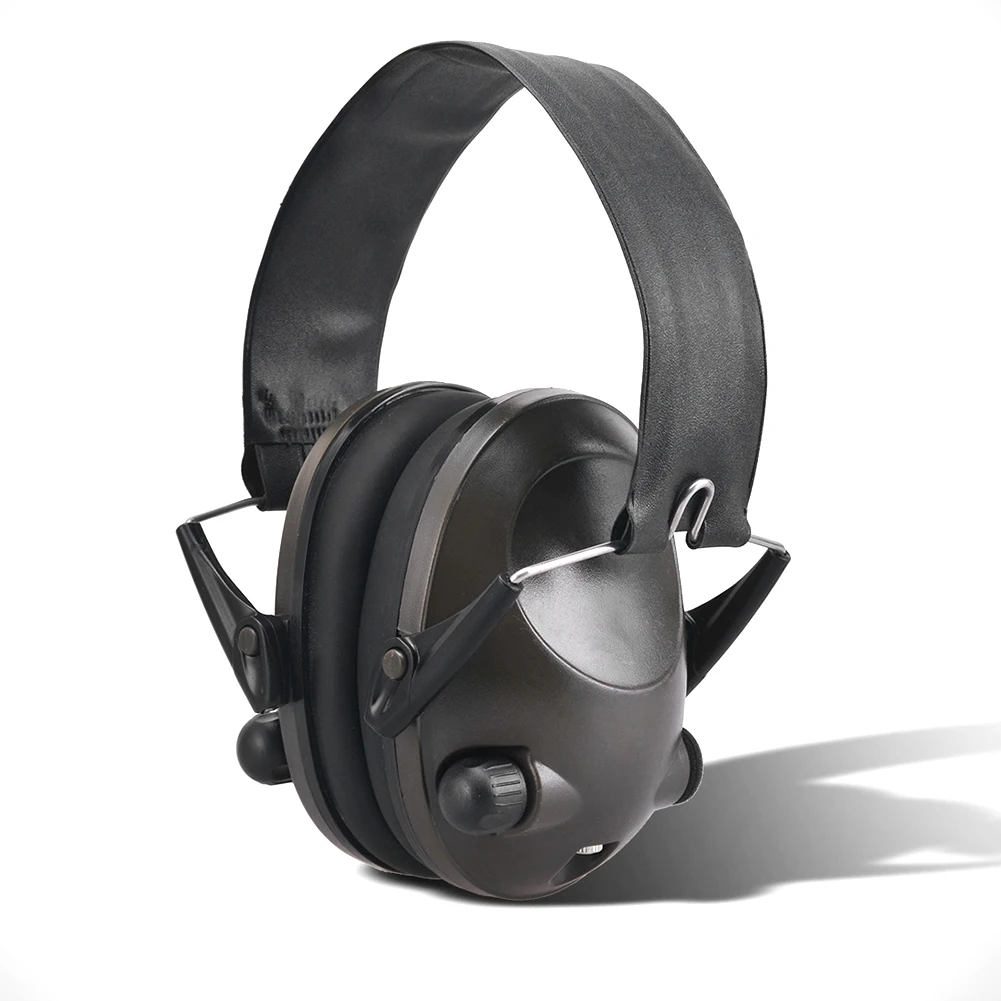 

Electronic Hunting Solid Active Adjustable Earmuffs Hearing Protection Soft Portable Noise Reduction Foldable Ear Protector
