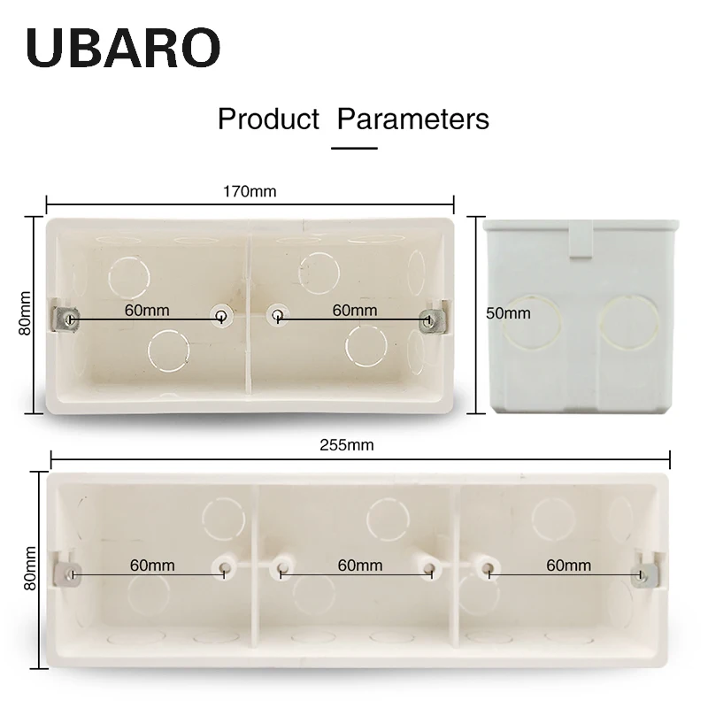 86 Тип 5 см корпус розетки скрытый чехол для задней части корпуса ПК Материал белой