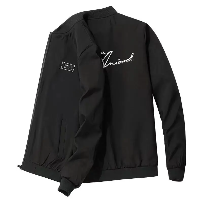 

spring and summer new high mountain star jacket men's street windbreaker hoodie zipper jacket men's casual baseball cloth 2020