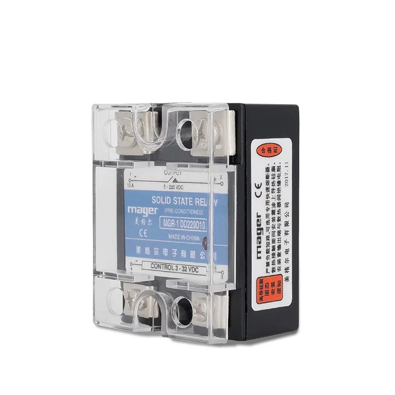 DC-DC 10A 25A 40A 50A твердотельные реле постоянного тока однофазный SSR MGR-1 DD220D10 25 40 45 DC