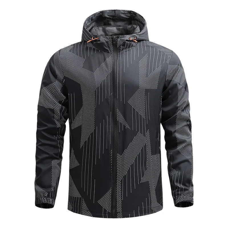 

Autumn New Casual Men Coat Fashion Jacket Hoodies Outdoor Travel Windproof Waterproof Climbing Coats Jackets Zip Cardigan