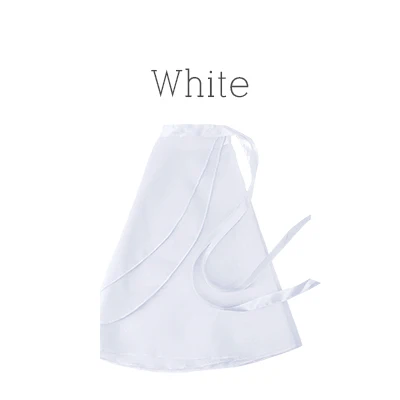 Tie-White Балетная юбка-пачка для девочек; шифоновая юбка для танцев; детское профессиональное балетное трико с юбкой - Цвет: Tie-White