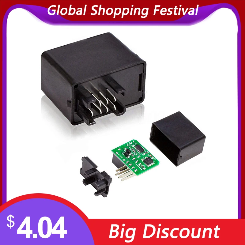 7 контактное реле мигалки автомобильное стробоскопическое декодер для мотоцикла