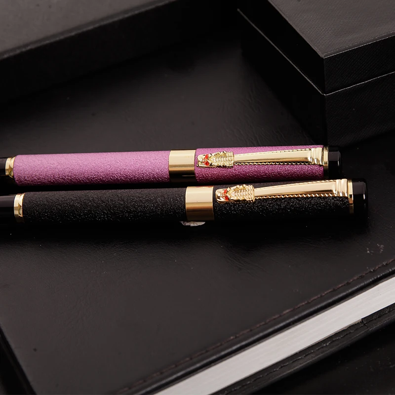 Ручка перьевая металлическая с чернилами цвет в ассортименте 1 шт | Канцтовары