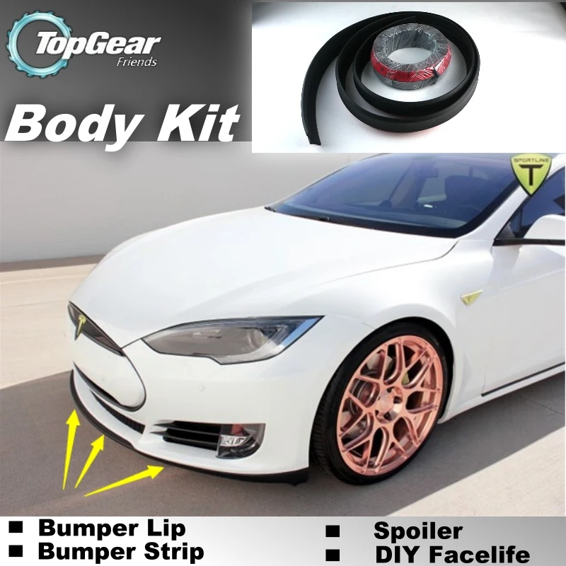 Губы бампера для Tesla Model S / X WhiteStar/верхняя Шестерня магазин спойлера тюнинга