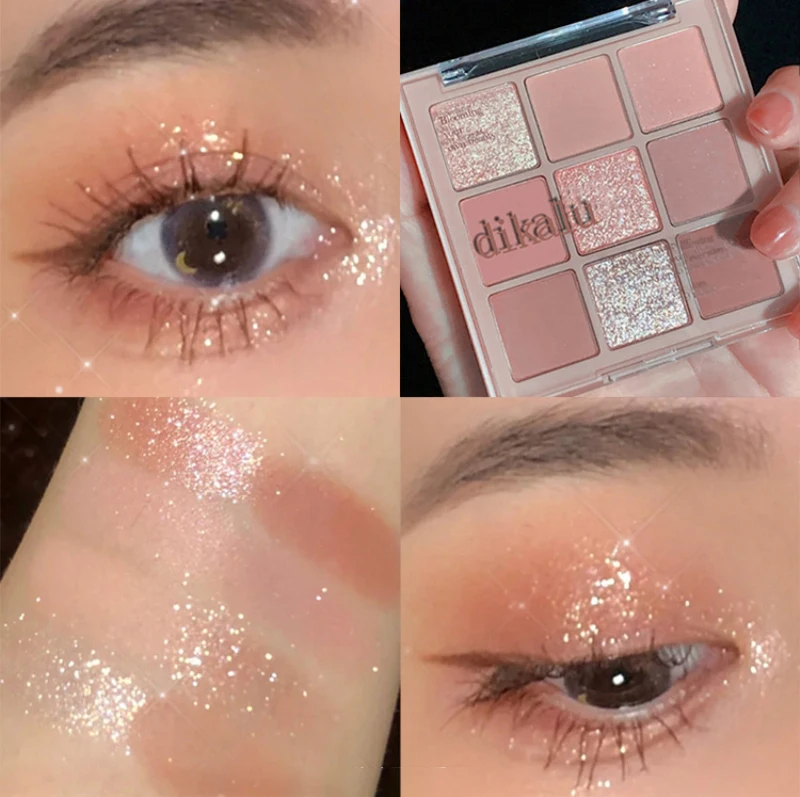 

NEW 9 Colors Matte Eyeshadow Makeup Palette Shimmer Matte Eye Shadow Lasting Waterproof Eye Pigments Shine Eye Makeup TSLM1