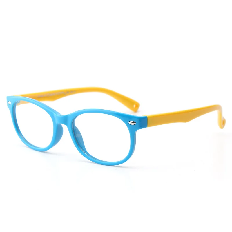 Детские квадратные очки с антибликовым покрытием оптическая оправа фильтром