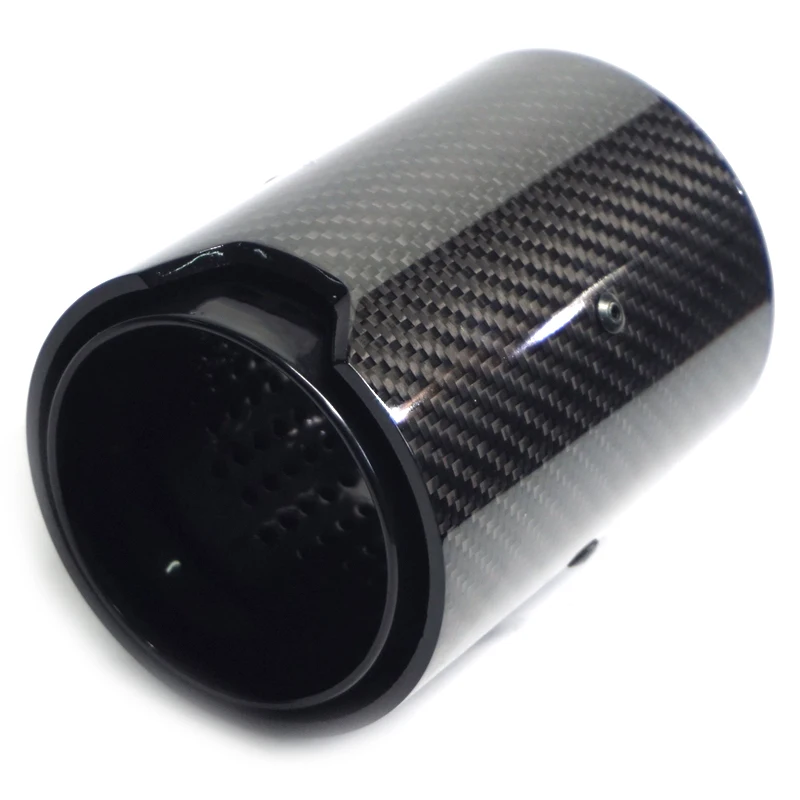 Универсальный глушитель для гонок 67 мм из натурального углеродного волокна
