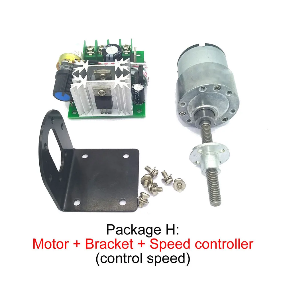 Электродвигатель длинный вал для мотора постоянного тока 6 в 12 В резьбовой