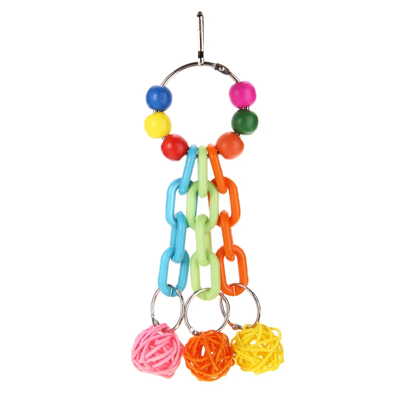 18 см красочный Попугай жевательные игрушки попугай канареек Африканский такаду