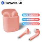 I7 Mini 2 TWS Bluetooth 5,0 наушники стерео Бас гарнитуры спортивные водонепроницаемые наушники вкладыши наушники для iPhone Android телефоны