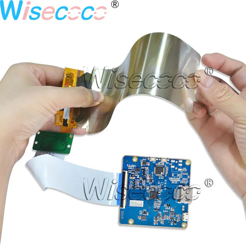 10 шт./лот Wisecoco 6 дюймов Гибкая OLED панель 2160*1080 ЖК ips дисплей тонкий экран с HDMI к MIPI драйвер платы