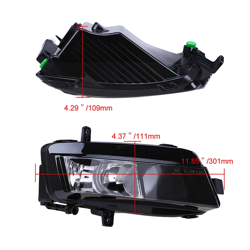 Передний бампер автомобиля POSSBAY противотумансветильник фара корпус прозрачные