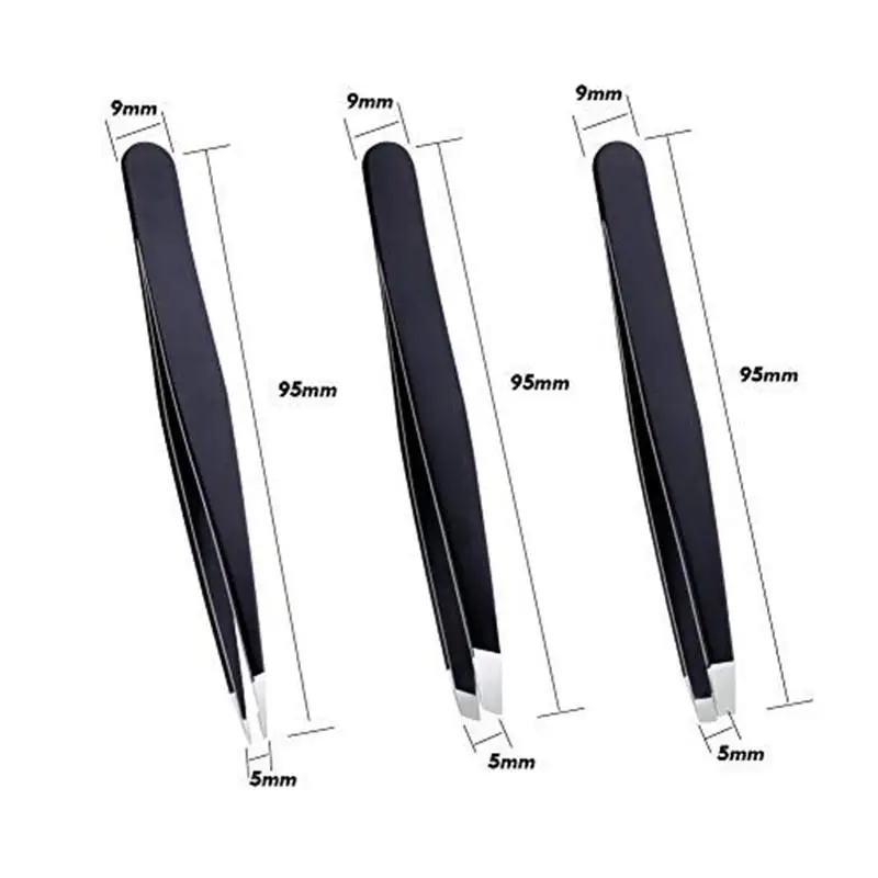 3 шт. пинцеты для удаления волос из нержавеющей стали | Красота и здоровье