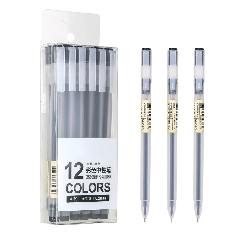 12 шт. высококачественный цветной гелевый набор ручек для школьников нот ручная