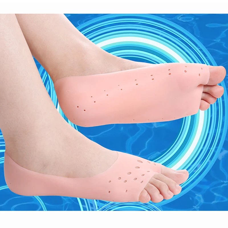 

1 Pair Silicone Toe Sleeve Foot Protection new Ballet High Heels Hallux Valgus Gel Protective Protector Care Tool Massge Toe Pad