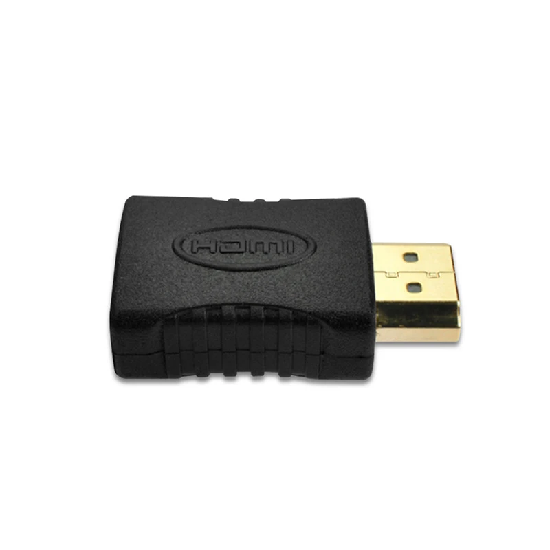 Прямой HDMI-совместимый штекер-гнездо адаптер соединительные разъемы 180 градусов
