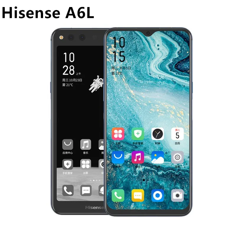 Hisense A6L мобильный телефон Snapdragon 660 Android 9 0 6 63 &quotAMOLED + 5 84&quot чернила двойной экран Гб