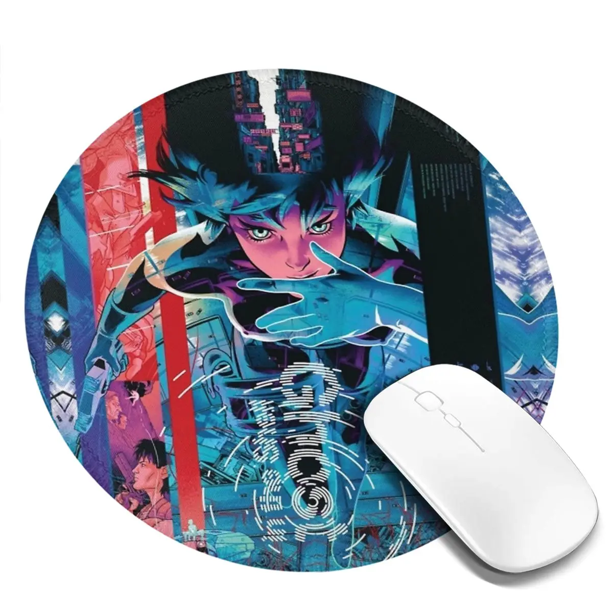 Коврик для мыши Ghost In The Shell резиновый Настольный коврик подлокотник цветной
