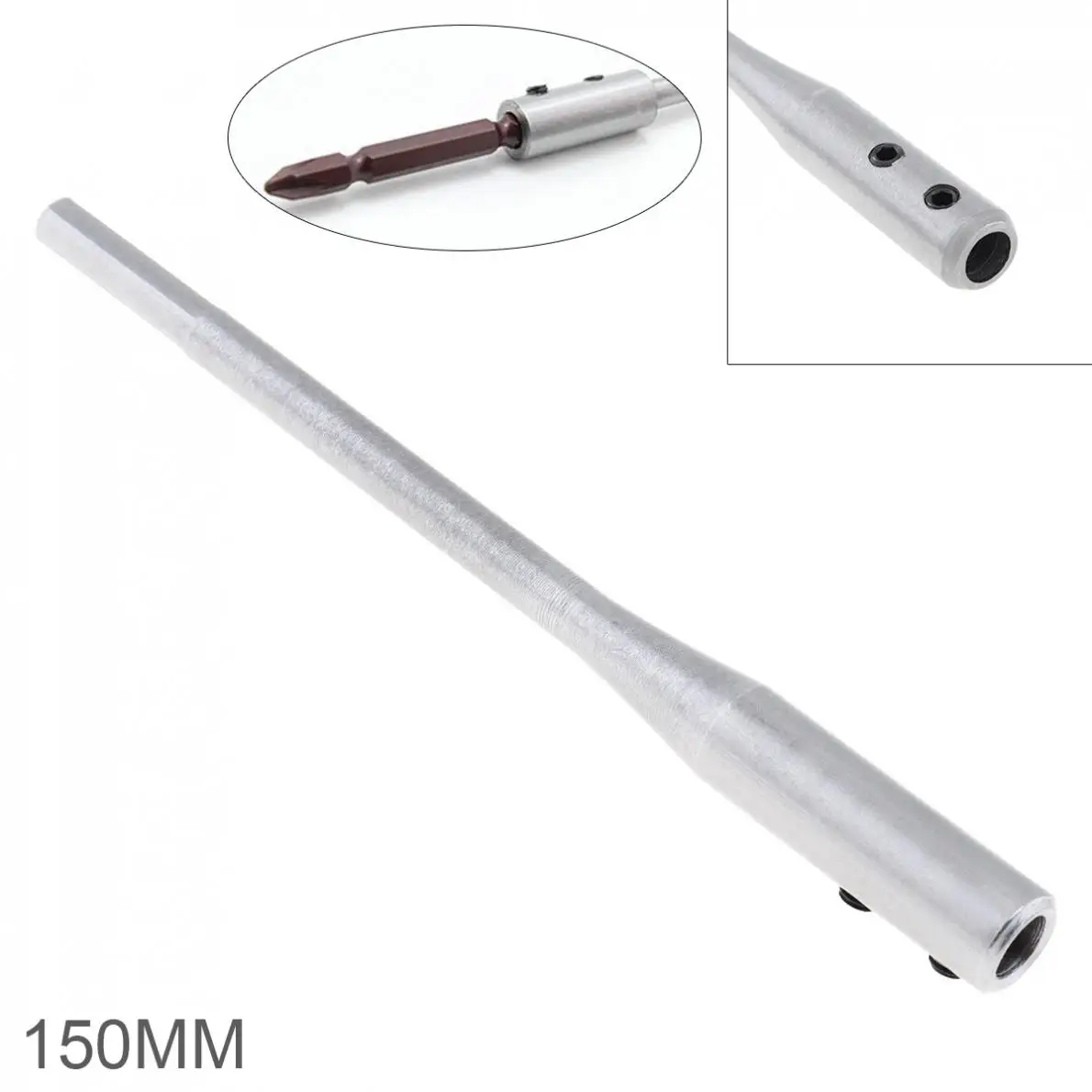 

150mm Alloy Steel Drill Extension Rod Connecting Rod Quick Change Drill Shank Tool with Hex Shank and Small Wrench