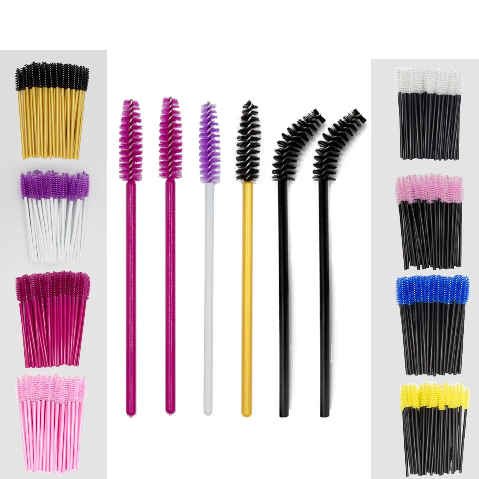 Одноразовые кисти для ресниц 200 шт./упак. щеточка наращивания Мини палочки с