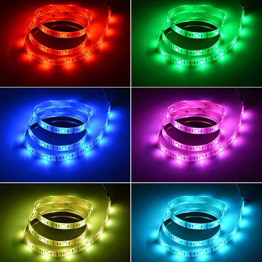Светодиодная ленсветильник 5050SMD с питанием от USB гибкая светодиодная лампа