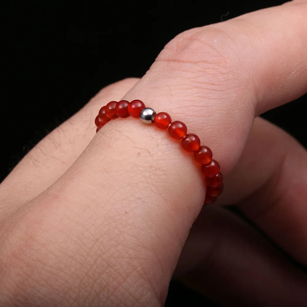 3 мм натуральный камень Агаты хрустальные бусины кольца круглые кварцевые ручной