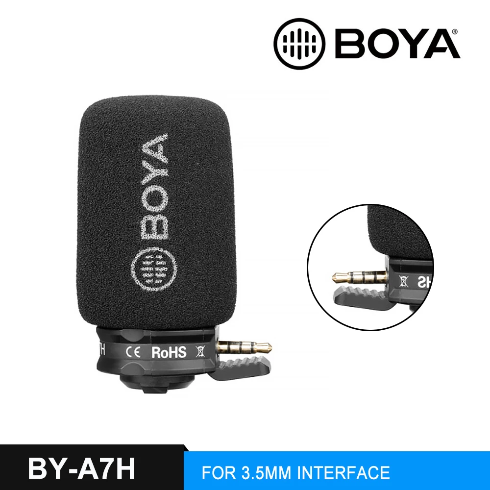 BOYA BY DM100 DM200 A7H микрофон цифровой стерео кардиоидный конденсаторный превосходный
