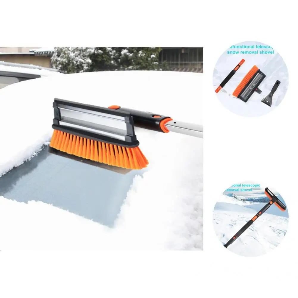

1 Set Defrosting Scraper Great Snow Removal Ice Scraper High-strength Labor-saving Snow Brush