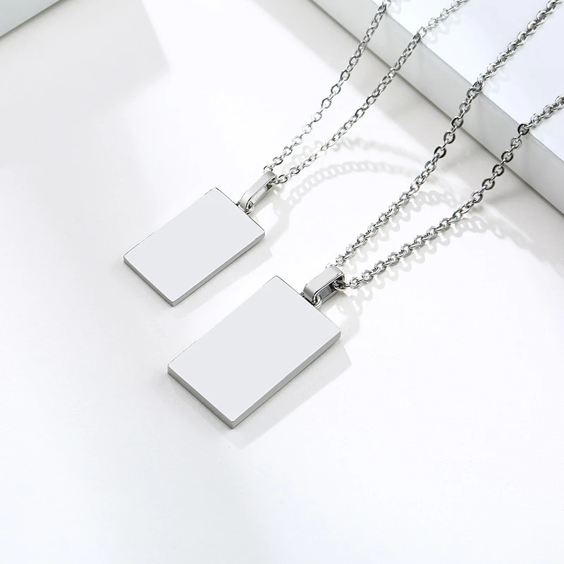 

Vnox Couple Necklace The World Has Changed Since I Met You Pendant AAA CZ Stone Cross Heart Icon Women Men Neck Jewelry Gift