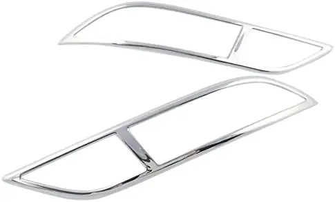 

for Vauxhall Mokka X 2017 - 2019 ABS Chrome Rear Fog Lights Cover Strip 2 Pieces