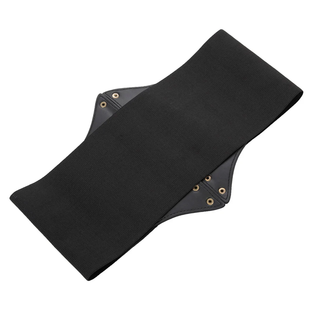 

black wide belt Women Ladies Wide Waist Cincher Waist Band Retro Vintage Insert Buckle belts 19cm high quality brand belts lady