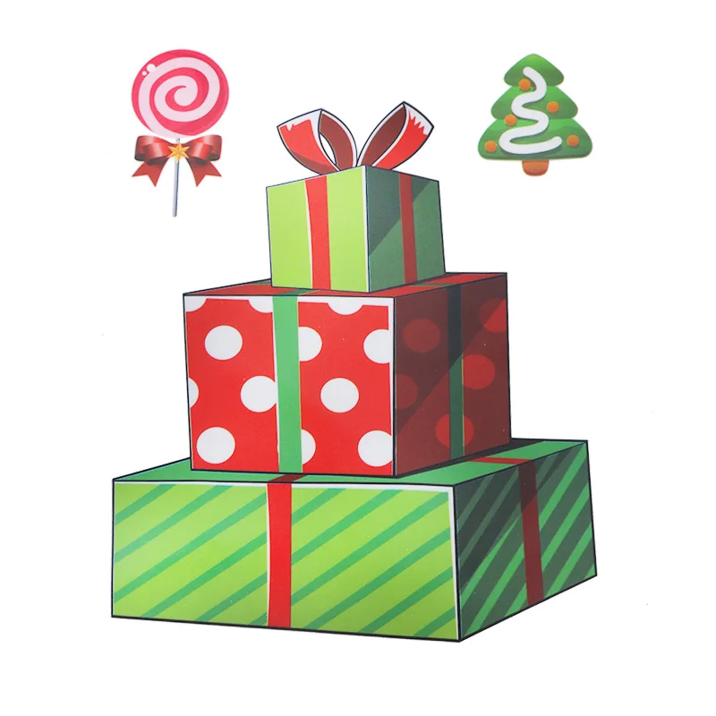 1pcs StickerH 1 шт. новогодние наклейки на окно рождественские украшения для дома холодильник Санта Клаус ПВХ Наклейка на стену Natal новогодний декор Noel - Цвет: 1pcs StickerH