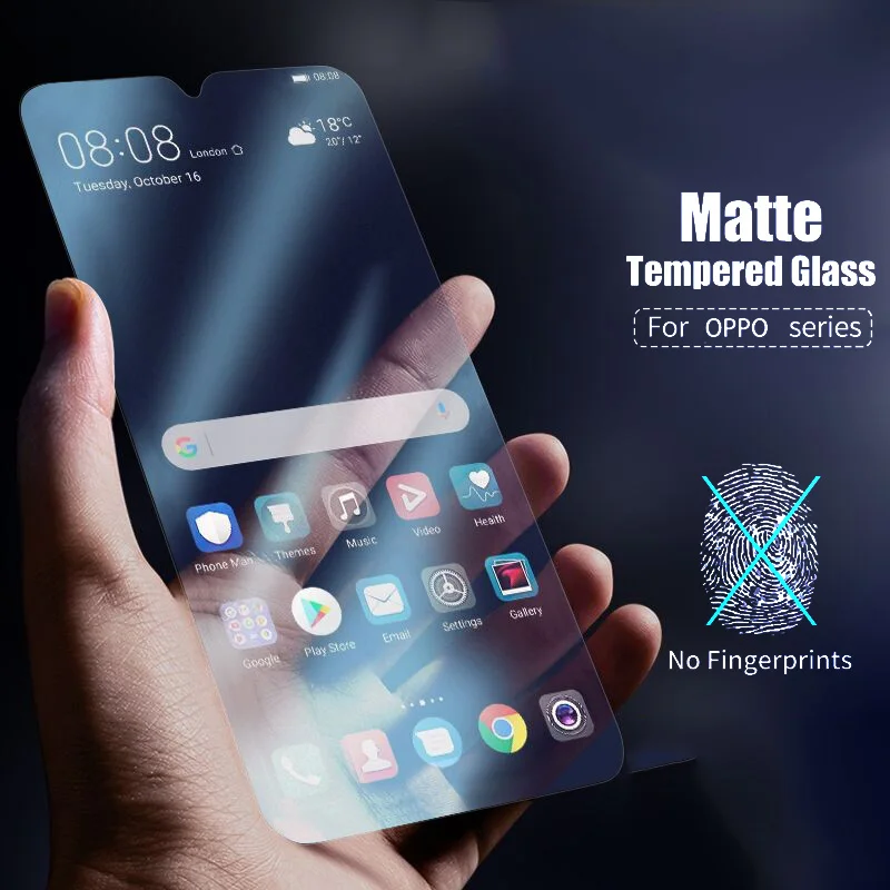 Закаленное стекло JGKK для OPPO F5 F7 F9 Pro R15 R17 F11 матовая защитная пленка экрана A83 A79 A73 A59