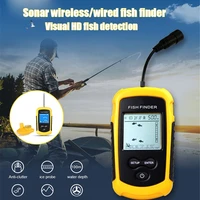 100m portable sonar lcd fish finders fishing tools echosounder fishing finder ocean rivers or lake whshopping