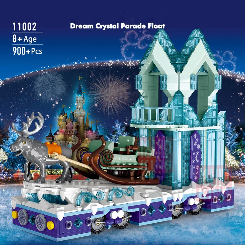 

Creative Princess Reindeer Carriage Sleigh Building Blocks Set Assembly Model Building Bricks Sets for Girls Educational Toys