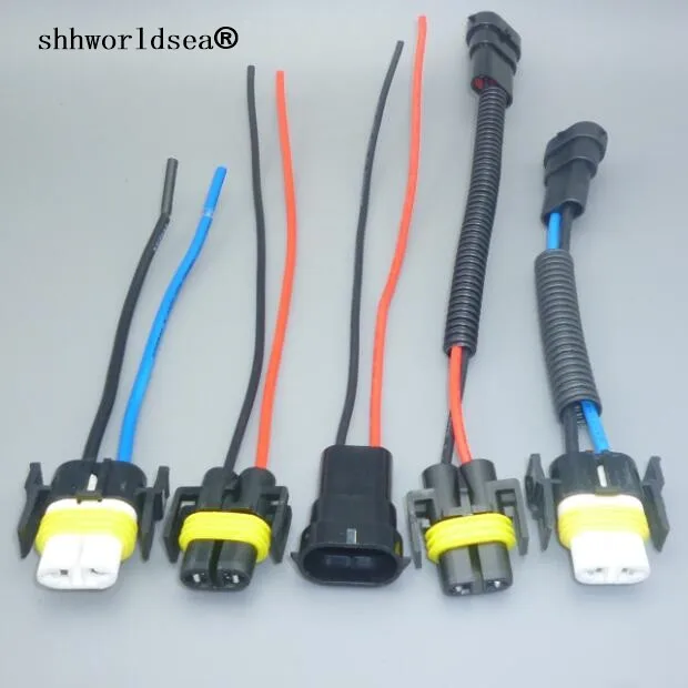 

shhworldsea 1PCS H8 H9 H11 Wiring Harness Socket Car Wire Connector Cable Plug Adapter for HID LED Foglight Head Light Lamp