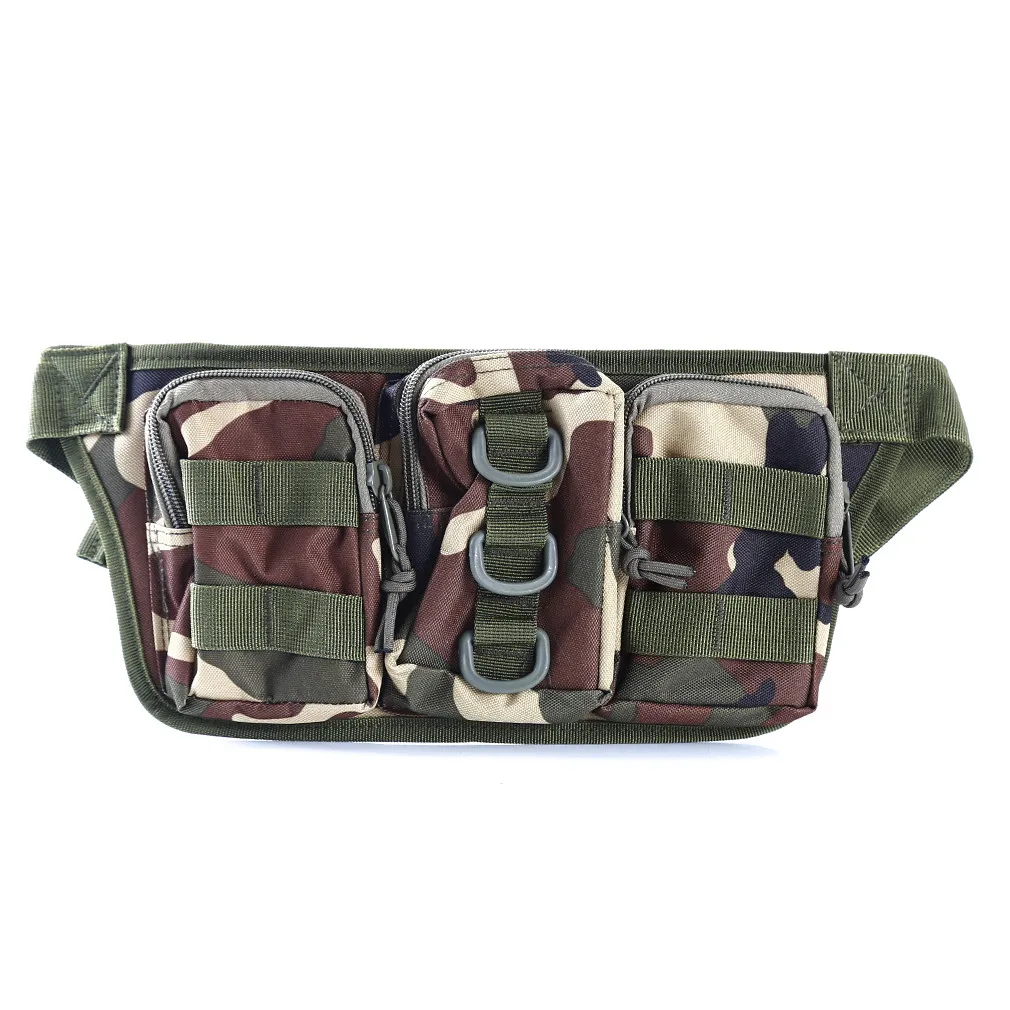 

Outdoor Camping Climbing Bag Camouflage Tactical Military Hip Waist Belt Pouch Purse Sport Hunting Camo Bags in Backpack
