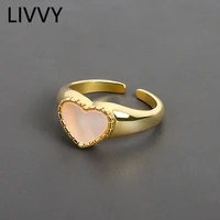 livvy silver color love jewelry rings for women couples new fashion round handmade ring party jewelry gifts
