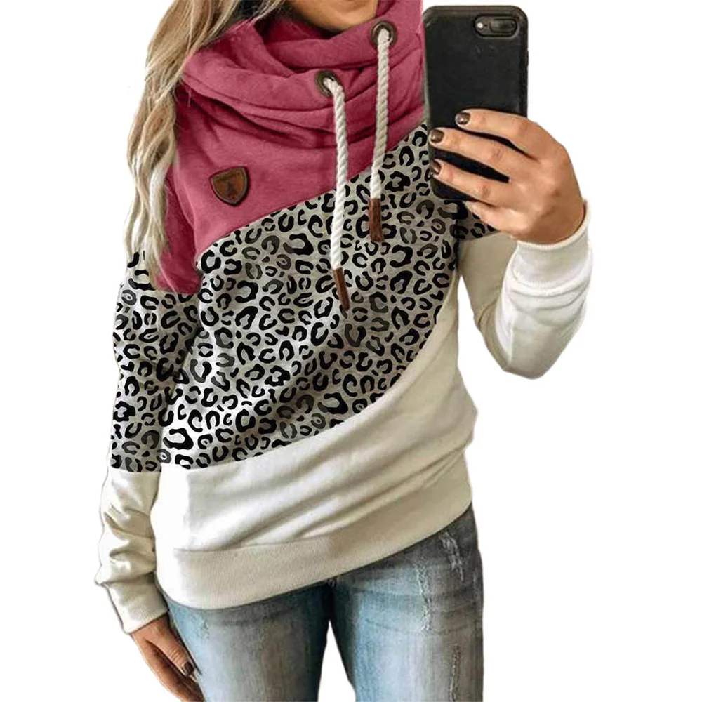 2021 Autumn And Winter New Hoodies Fashion Casual Patchwork Full Sweatshirt Women Cotton Fleece Pullovers Women'S Clothing Bts | Женская