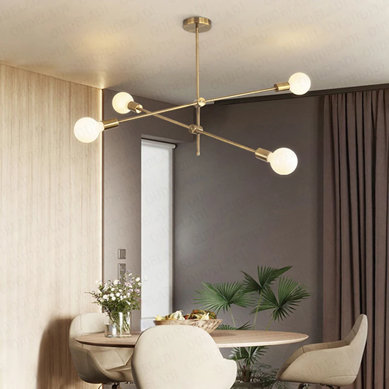 

Postmodern irregular minimalist modern light luxury lamp living room dining room bedroom window pendant lamp