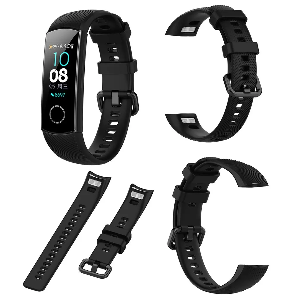 Силиконовый ремешок для смарт-браслета Huawei Honor Band 5 | Электроника