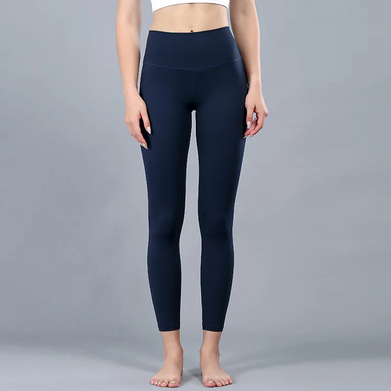 Yoga pants tight matte naked sense fitness leggings female nine points pants suitable for season summer winter spring autumn