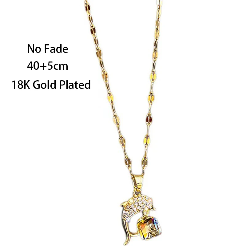 Новый Красочный волшебный хрустальный Дельфин женский элегантный романтический