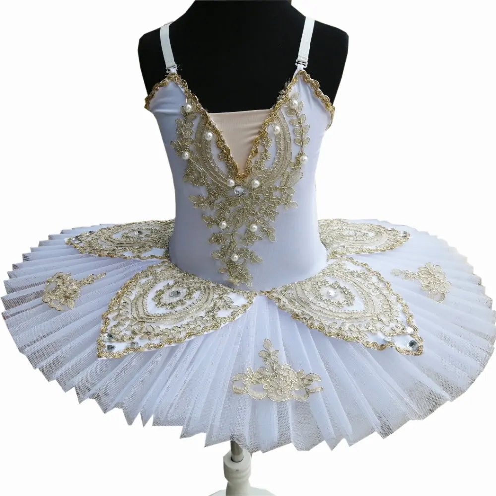 Балетная пачка для детей профессиональная балерина Белый лебедь озеро оладий